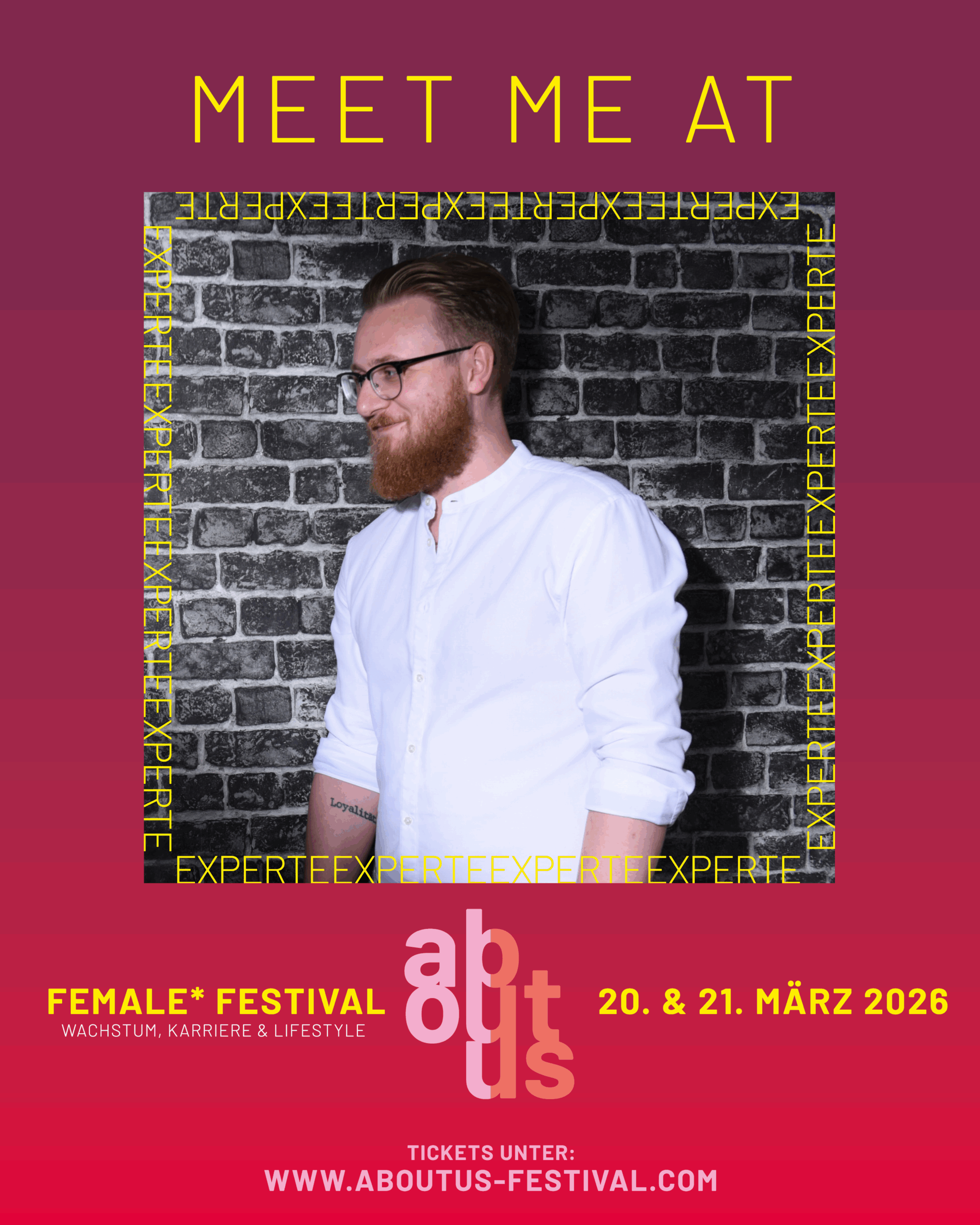 About Us Festival 2026: DropDetective als Festivalpartner